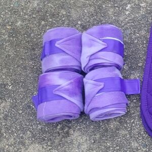 Purple Horse Polo Wraps